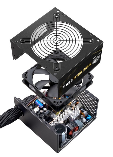 Cooler Master MWE GOLD 850 V3 moduł zasilaczy 850 W 24-pin ATX ATX Czarny