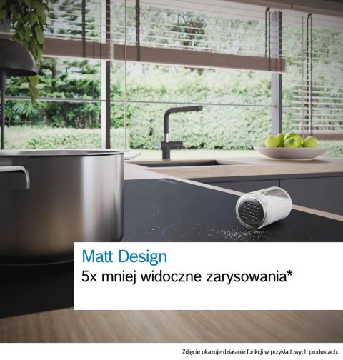 Płyta indukcyjna Bosch PVW81CHB1E Serie 6 80 cm | 5 pól | PowerBoost | CombiZone | czarny mat | bezramkowa