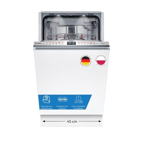 Zmywarka do zabudowy 45 cm BOSCH SPV6EMX09E Serie 6 | klasa C | 10 kpl | EfficientDry | SpeedPerfect | WiFi Home Connect