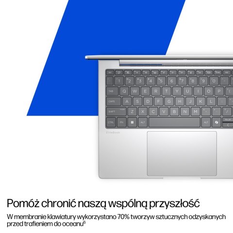 HP EliteBook 8 G1i Ultra 7 255U 14"WUXGA 400nits AG LBL 32GB DDR5 5600 SSD512 Intel Arc Cam 5MP+IR+ISP 62Wh W11Pro Glacier Silve