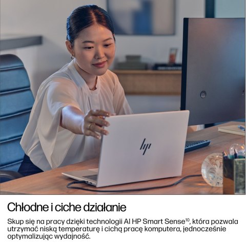 HP EliteBook 8 G1i Ultra 7 255U 14"WUXGA 400nits AG LBL 32GB DDR5 5600 SSD512 Intel Arc Cam 5MP+IR+ISP 62Wh W11Pro Glacier Silve