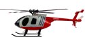 Helikopter RC Amewi MD500 Li-Po Bateria 350mAh srebrny/czerwony