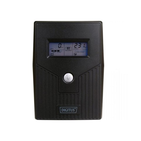 DIGITUS UPS LINE-INERACTIVE LCD BASIC ZASILACZ AWARYJNY 600VA/360W DN-170063-LCD-B