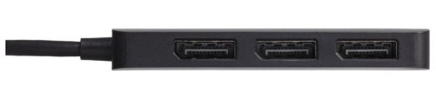 CLUB3D CSV-1553 huby i koncentratory USB Type-C Czarny