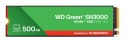 SSD WD Green SN3000 500GB NVMe WDS500G4G0E