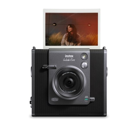 Hybrydowy aparat natychmiastowy FUJIFILM Instax WIDE Evo Black EX D CMOS Czarny