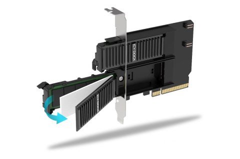 Icy Dock MB312M4P-B adapter M.2, PCIe