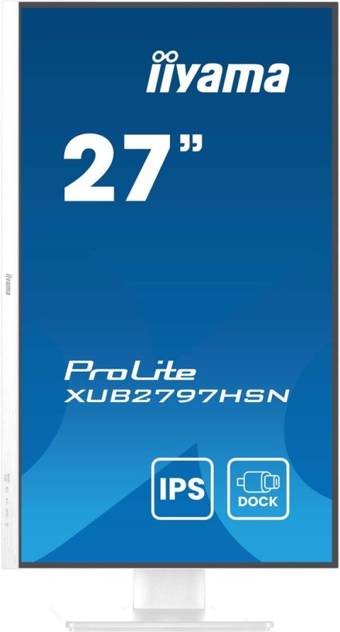 Monitor IIYAMA 68,5 cm (27") XUB2797HSN-W2 16:9 HDMI+DP+USB-C