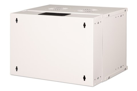 Szafa sieciowa wisząca 19" 7U, SOHO PRO 370 x 540 x 400 mm, drzwi szyba, szary, niezłożona, 60kg