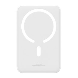 Powerbank magnetyczny 20000mAh 20W EnerFill FM41 z kablem USB-C 30cm - biały