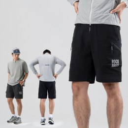 Szorty spodenki sportowe z paskiem rozmiar XL - czarne