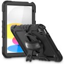 Etui pokrowiec na iPad 10.9'' 2022 z podstawką Solid360 - czarny