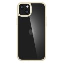 Etui pokrowiec na iPhone 15 Plus Crystal Hybrid - przezroczysto beżowe