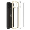 Etui pokrowiec na iPhone 15 Plus Crystal Hybrid - przezroczysto beżowe