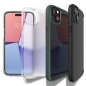 Etui pokrowiec na iPhone 15 Plus Crystal Hybrid - przezroczysto beżowe