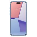 Etui pokrowiec na iPhone 15 Pro Max Crystal Hybrid - przezroczysto niebieski