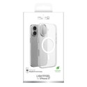 Etui pokrowiec na iPhone 17 Lightfeel MagSafe - przezroczysto białe