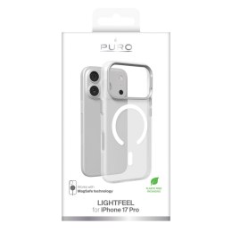Etui pokrowiec na iPhone 17 Pro Lightfeel MagSafe - przezroczysto białe