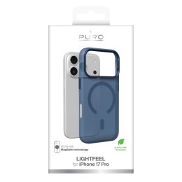 Etui pokrowiec na iPhone 17 Pro Lightfeel MagSafe - przezroczysto niebieskie