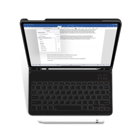 Etui pokrowiec z klawiaturą na iPad 10.9'' 2022 - czarny