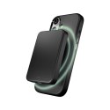 Etui silikonowe na iPhone 17 z ochroną aparatu i aluminiowymi przyciskami MagSafe - czarne