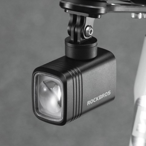 Lampka rowerowa przednia akumulatorowa 1000 lm 2800 mAh - czarna