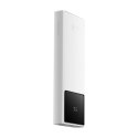 Powerbank 10000mAh USB-A USB-C z wyświetlaczem kablem 22.5W - biały