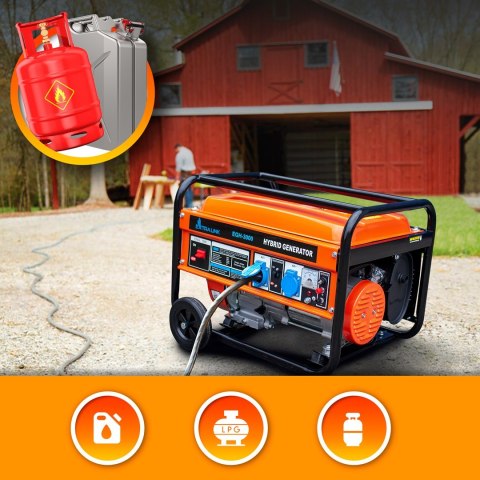 Extralink Agregat prądotwórczy EGH-3000 hybrydowy, 3kW 1F