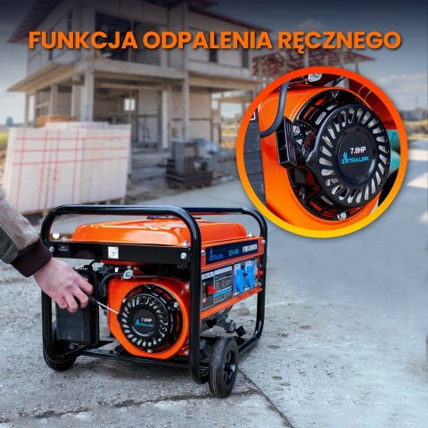 Extralink Agregat prądotwórczy EGH-3000 hybrydowy, 3kW 1F