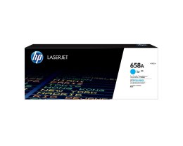 HP 658A — oryginalny wkład LaserJet z błękitnym tonerem