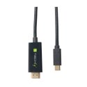 Techly IADAP USBC-HDMI2TY zewnętrzna karta graficzna usb 3840 x 2160 px Czarny