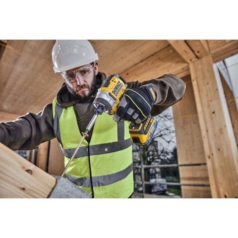 DeWALT DCF860N-XJ wkrętak zasilany/zakrętark udarowy 3800 RPM Czarny, Żółty