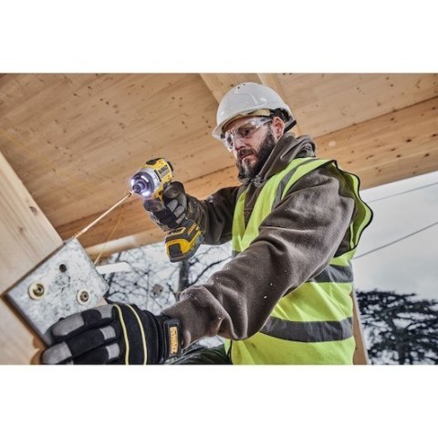 DeWALT DCF860N-XJ wkrętak zasilany/zakrętark udarowy 3800 RPM Czarny, Żółty