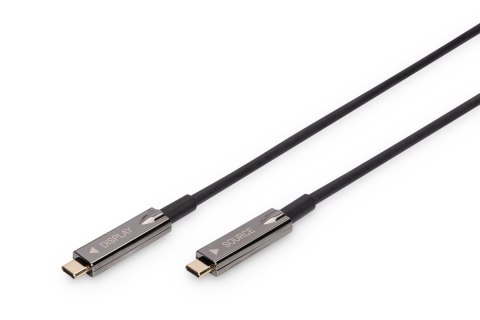 Digitus Kabel przyłączeniowy audio-wideo typu AOC 4K z USB typu C