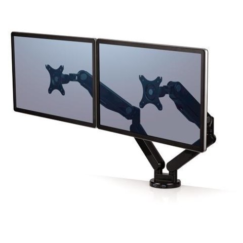 Uchwyt biurkowy FELLOWES 8042501 na 2 monitory do 32" Platinum