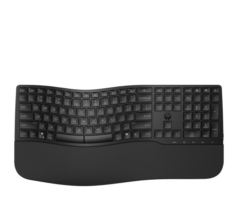 Klawiatura HP 680 Comfort Dual-Mode Keyboard Wireless/Bluetooth Black bezprzewodowa czarna 8T6L8AA