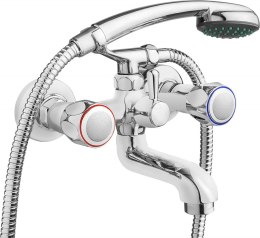 Bateria wannowa z zestawem prysznicowym BON 011D