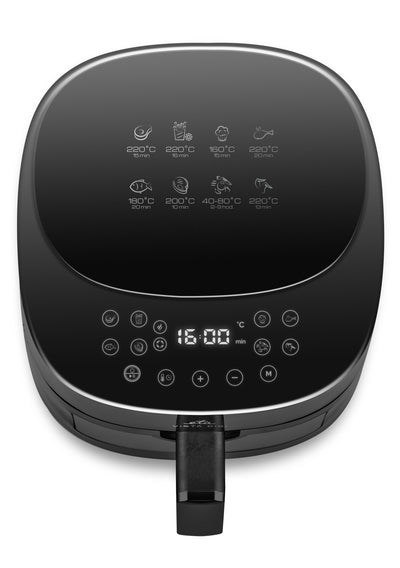 Eta Vista Digi Pojedyńczy 4,3 l Autonomiczny 1300 W Frytkownica na gorące powietrze Czarny