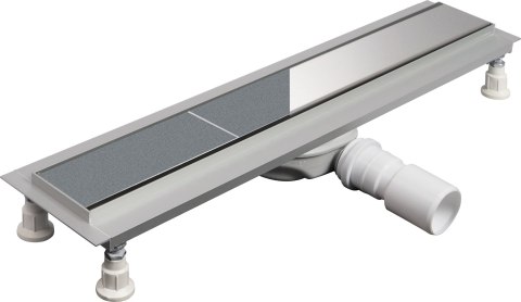 Odpływ liniowy podłogowy 70 cm - Odwracalny