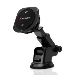 Verbatim Charge 'n' Drive Qi2 Smartfon Czarny USB Bezprzewodowe ładowanie Szybkie ładowanie Automatyczna
