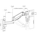 Techly ICA-LCD G112 uchwyt do telewizorów 81,3 cm (32") Czarny