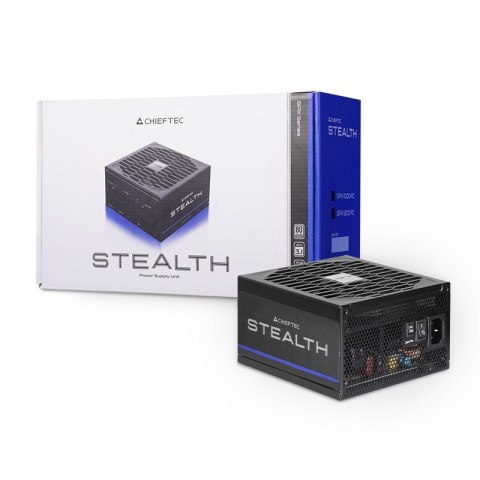 Chieftec Stealth 1000W Vega M Series SPX-1000-FC 80+ Platin moduł zasilaczy 24-pin ATX ATX Czarny