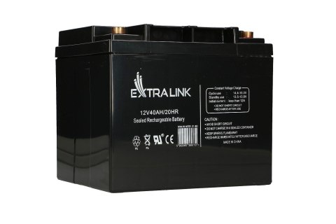 EXTRALINK AKUMULATOR BEZOBSŁUGOWY AGM 12V 40AH