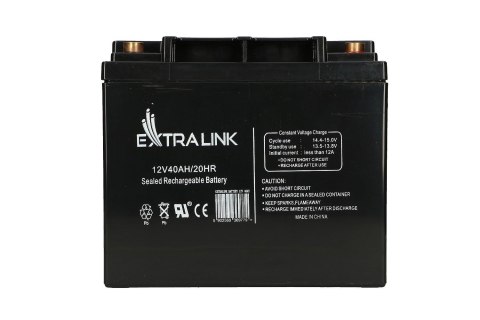 EXTRALINK AKUMULATOR BEZOBSŁUGOWY AGM 12V 40AH