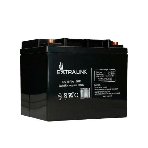 EXTRALINK AKUMULATOR BEZOBSŁUGOWY AGM 12V 40AH