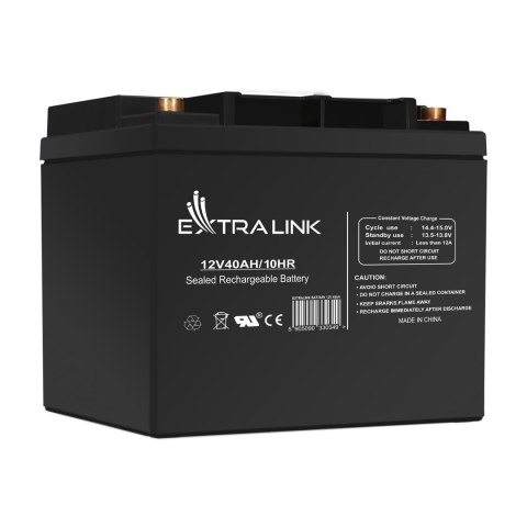 EXTRALINK AKUMULATOR BEZOBSŁUGOWY AGM 12V 40AH