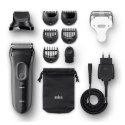 Golarka elektryczna 3000BT BRAUN Black/Grey