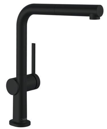 Bateria kuchenna hansgrohe Talis M54 kokkenarmatur 270 1jet med udtak, mat sort