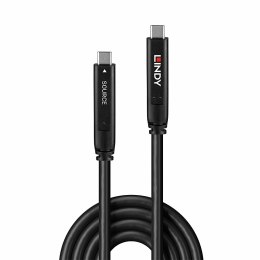 Hybrydowy kabel LINDY USB 3.2 Gen 1 i DP 1.4 Type-C o długości 8 m