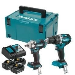Zestaw Combo MAKITA DLX2359TJ1 18V 3x5,0Ah (DTW300+DHP484)